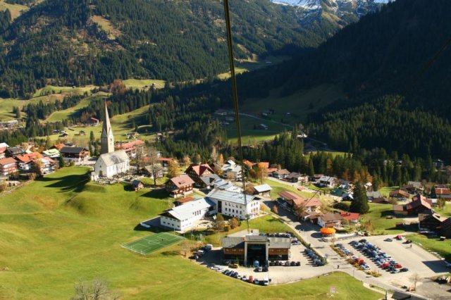 blick von seilbahn